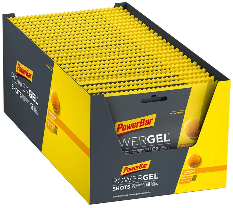 Powerbar Energy Gum PowerGel Shot Box 24 Orange